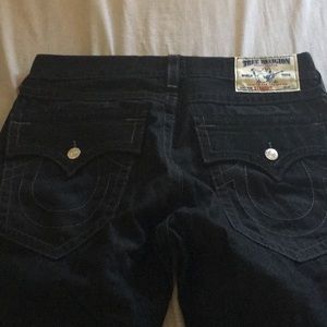 Black true religion jeans